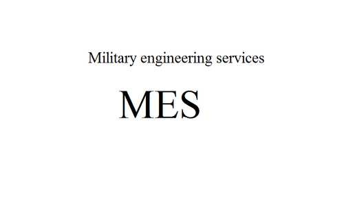 Military engineer services