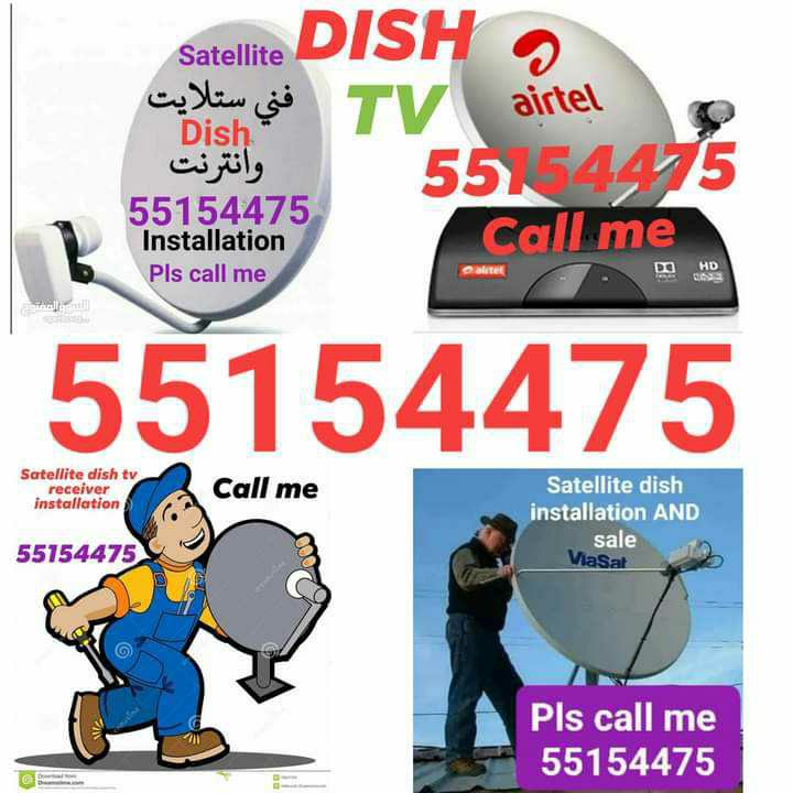 satellite dish tv receiver installation and sale