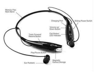 Wireless Bluetooth Earphones With Mic