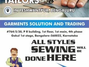 immediate tailors wanted at yewanthpur