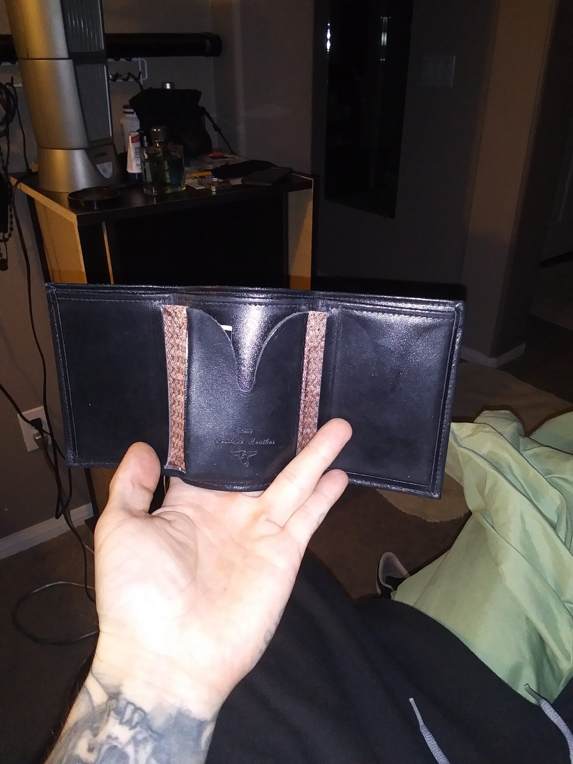 Men’s Black Leather Wallet