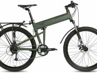 Montague Paratrooper 24 Speed Folding Mountain Bike – Medium/ 18 Inches – Green