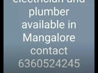 electrical and plumbing available in Mangalore