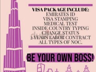 Freelance Visa 2year and 3 yaer partner visa available in dubai