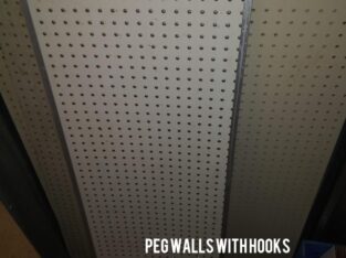 peg walls with hooks
