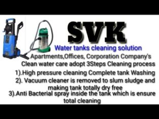 SVK WATER TANKS CLEANING SOLUTION