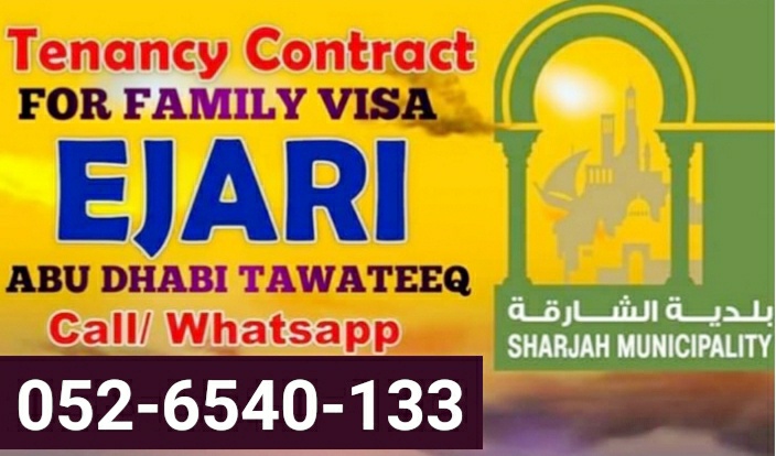Ejari.Tenancy family visacall& whatsapp.052-6540-133