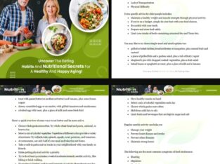 PLR NUTRITION FOR ADULTS.