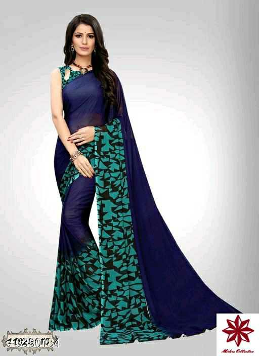 Catalog Name: *Stylish Aagam Georgette Women’s Sarees