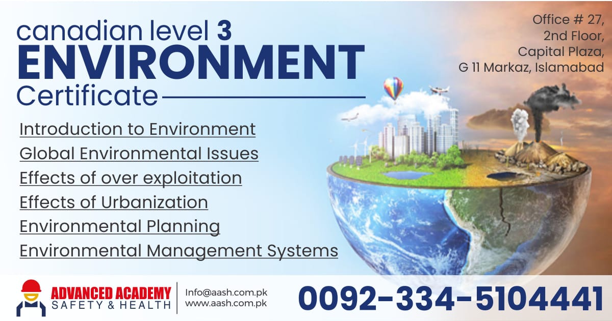 Canadian Level 3 Environment certificate