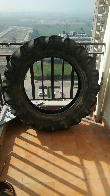 tractor tyre 42 kg # wild gym