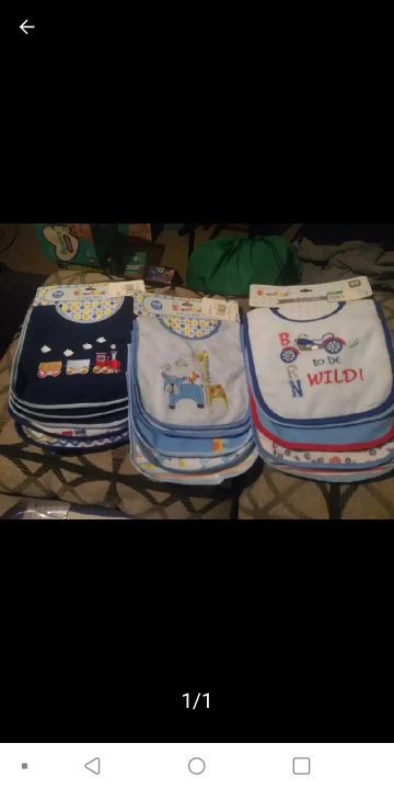 baby bibs and nets