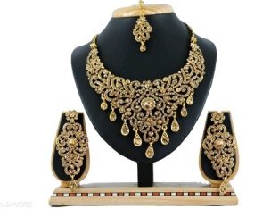 Women’s Alloy Gold Plated Jewellery Set
