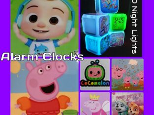 Night Light Alarm Clocks with Cartoon Caracters