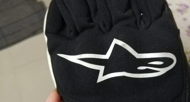 ALPINESTAR faster gloves short cuff (SIZE small) 8 inches