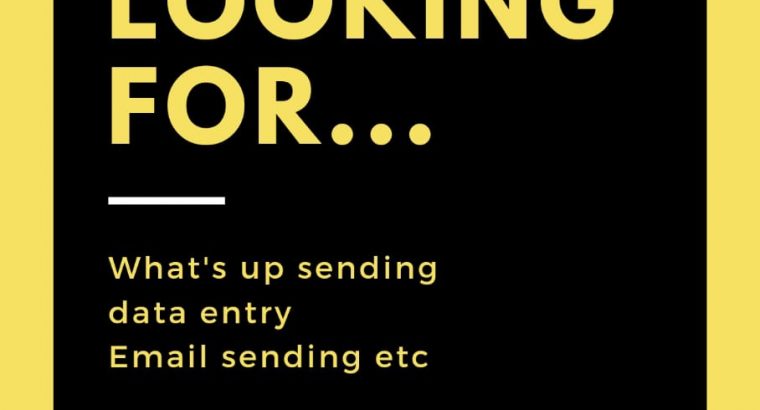 Make Money in Online. Weekly Payment. JOIN Now & Start Your Work Immediately)