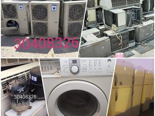 We are buying damage not warking AC washing machine and fridge Plz call me 30408326 Whatsapp availab