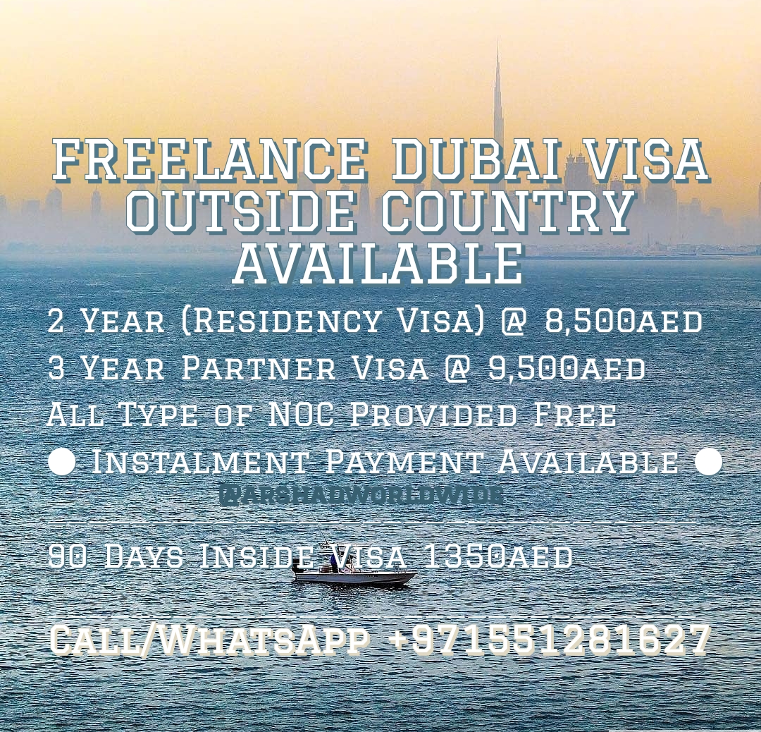 Freelance Dubai Visa Available