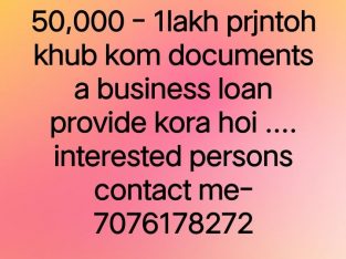business loan, home loan, personal loan, mortgage loan provide kora hoiiii… 7076178272 contact no