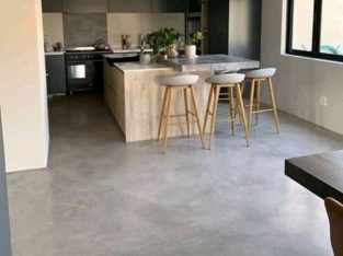CEMENT COLOURED SCREED FLOORING