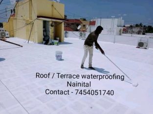 Roof and terrace waterproofing in Nainital