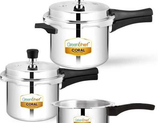 Greenchef Coral Combo  2 L, 3 L, 5 L  Pressure Cooker
