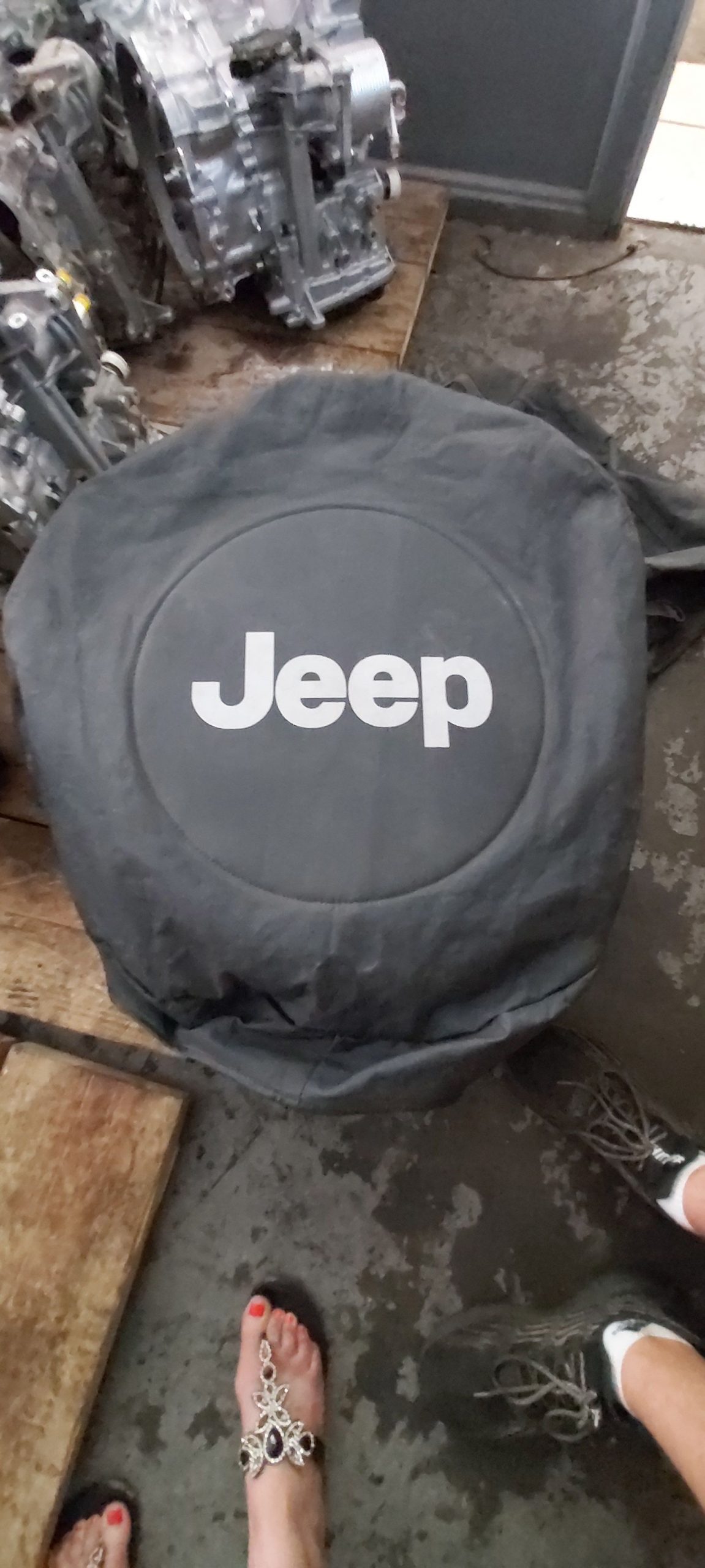Jeep Wheel Carrrier and Cover