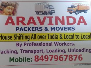 ARAVINDA Packers and movers 8497967876