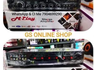 Mplay 5.1 Stereo Amplifer  Just 2299rs Only (Free Home Delivery)If u Want Send u r address contact number & Amount Delivery  in 1 Or 2 Days In u r address 👍My WhatsApp and Mobile Number Google pay, phonepe,Paytm Number 7904699290Msg 👉https://wa.me/message/KQKJJ4OP3RWYK1GS ONLINE SHOP Amount send in Gpay phonepe 7904699290