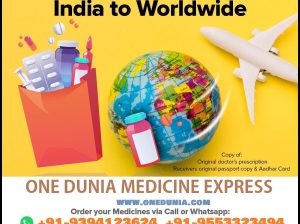 Medicine International courier services from hyderabad