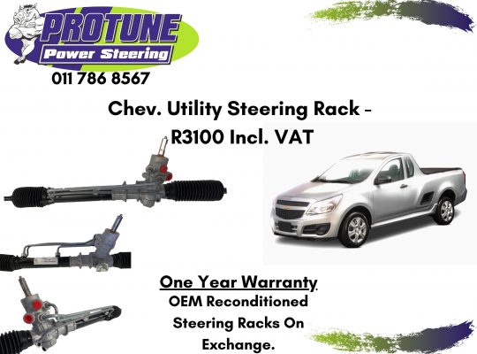 Chev. Utility – OEM Reconditioned Steering Rack
