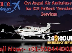 Angel Air Ambulance in Guwahati is Transferring Patients with Bed to Bed Facility