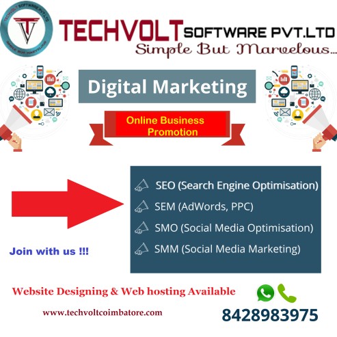 Digital Marketing Services | Techvolt Software: