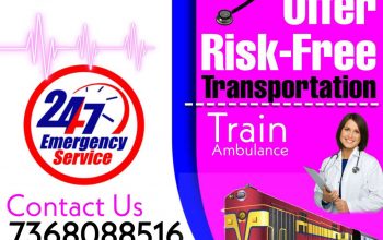 Medilift Train Ambulance in Ranchi Offers Thorough Safety to the Patients during the Transportation