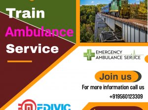Medivic Train Ambulance in Patna Provides Medical Transportation
