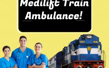 Medilift Train Ambulance in Guwahati at Lower Price