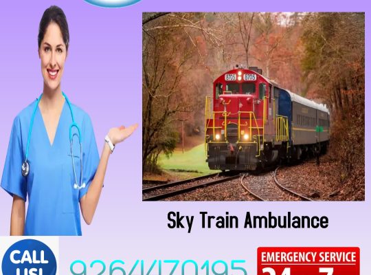 Sky Train Ambulance in Kolkata Operates with the Best Medical Crew
