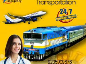 Falcon Emergency Train Ambulance Service in Guwahati Provides Advanced Medical Assistance