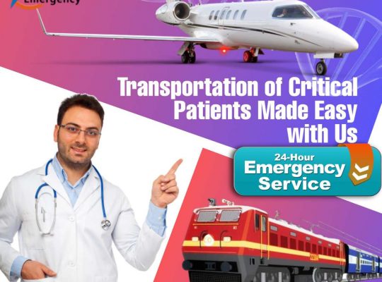 Falcon Train Ambulance in Guwahati is Offering Medical Transportation with Pre-Hospital Care