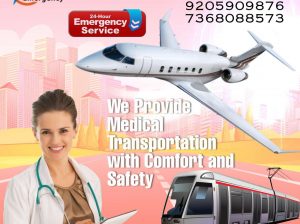 Medical Transportation to Trouble-free by Falcon Train Ambulance in Ranchi
