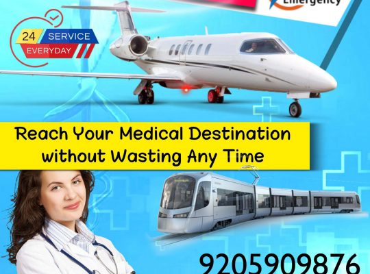 For a Comfortable Journey to a Distant Hospital Choose Falcon Train Ambulance in Guwahati