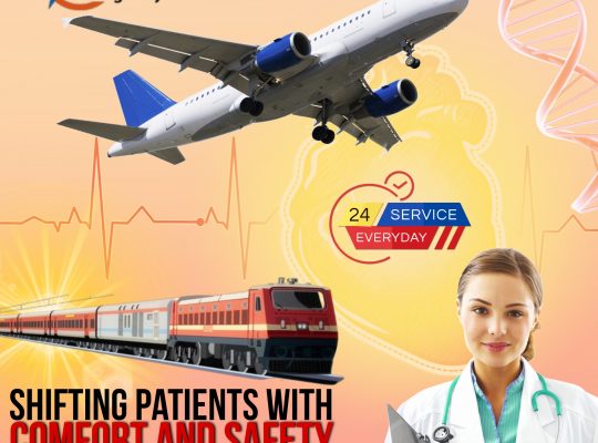 Falcon Train Ambulance in Ranchi is Transferring Patients with Bed to Bed Facility