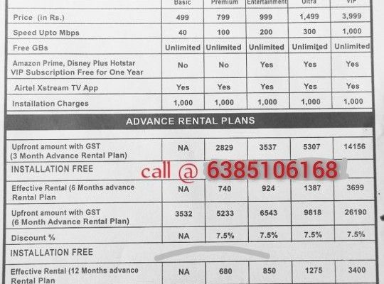 Broadband connection