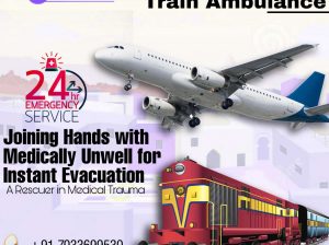 Medilift Train Ambulance in Ranchi is at Service Round the Clock