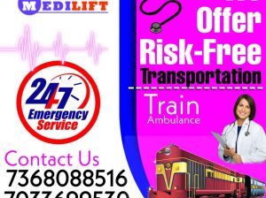 Medilift Train Ambulance in Patna is the Efficient Provider of Medical Relocation