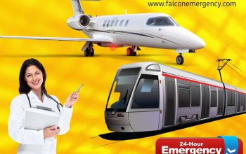 Falcon Train Ambulance in Ranchi Schedules Trouble-Free Ride to the Center of Medication