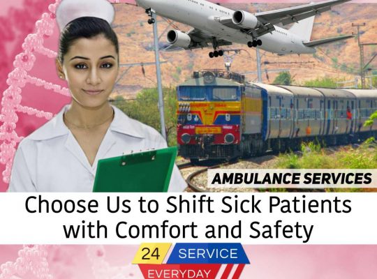 Falcon Emergency Train Ambulance in Delhi is the Provider of Comfortable Transportation