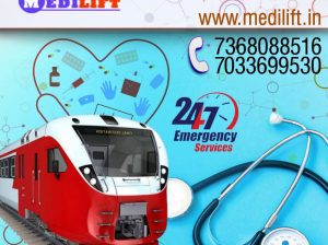 Medilift Train Ambulance Service in Patna is a Leading Name Medical Evacuation Sector