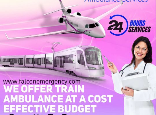 Non-Risky Medical Transportation Offered by Falcon Train Ambulance in Bangalore