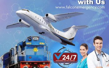 Falcon Train Ambulance in Patna is providing Quality Aid during the Transportation Process